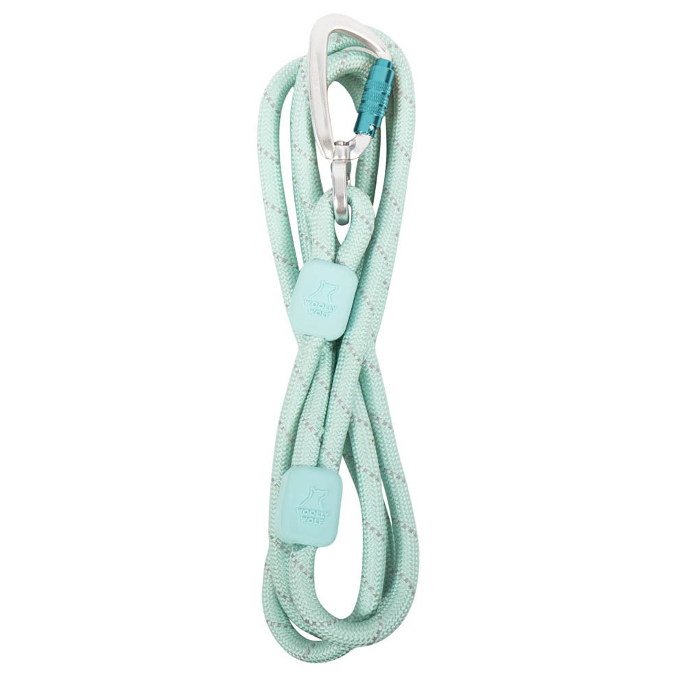Woolly Wolf Rope Leash Mint Green - 