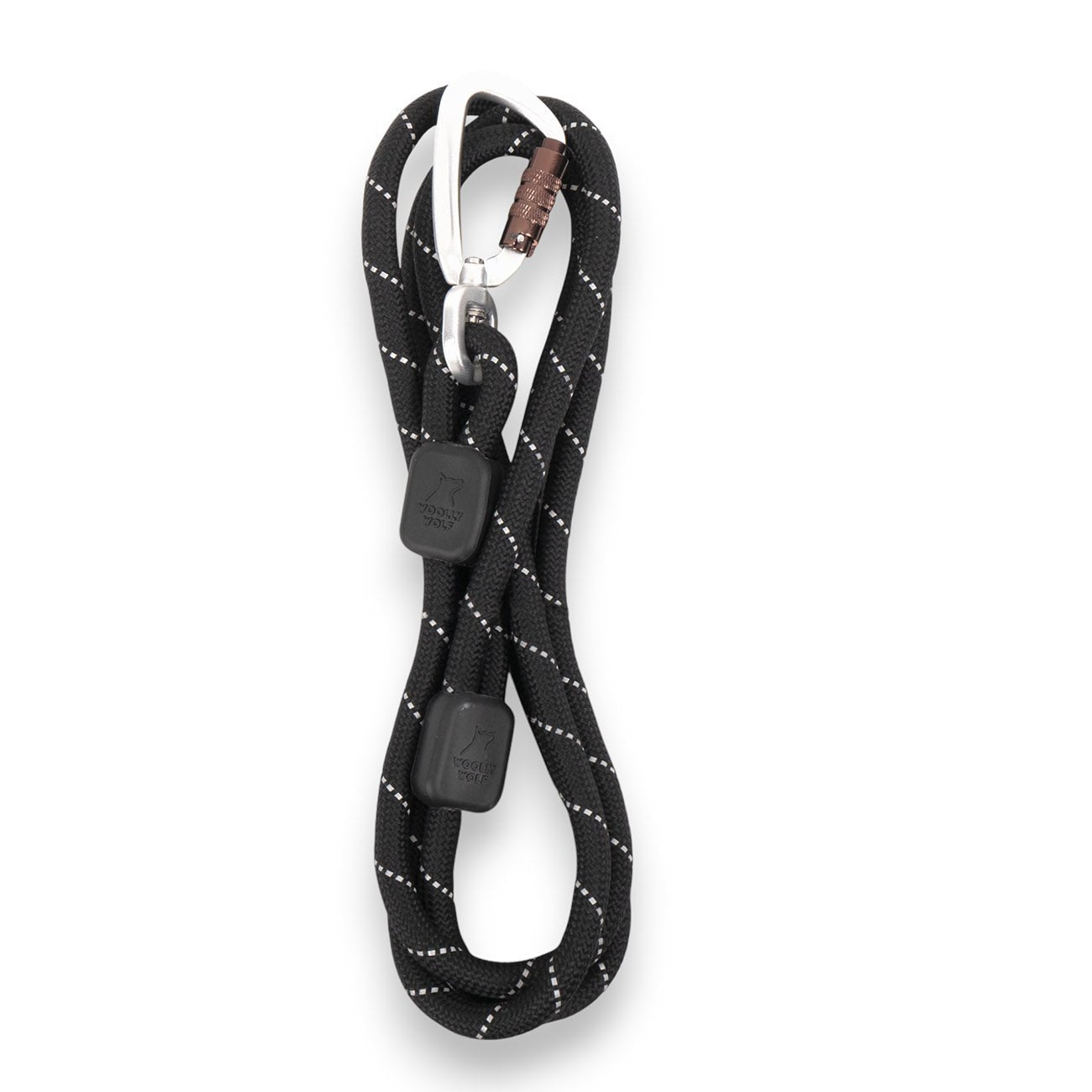 Woolly Wolf Rope Leash Black - 10mm